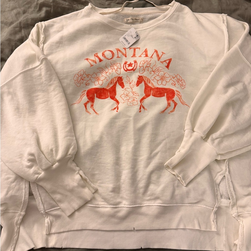 NWT Free People We the free MEDIUM Camden Montana RETIRED DESIGN - Picture 4 of 4